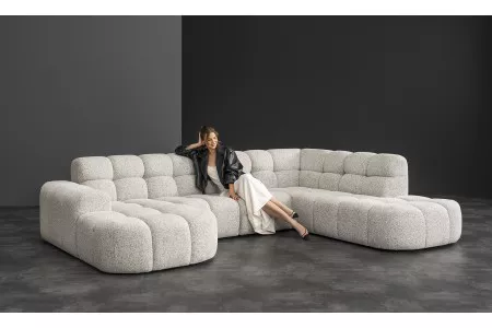 Eckschrank Cloudy in U-Form